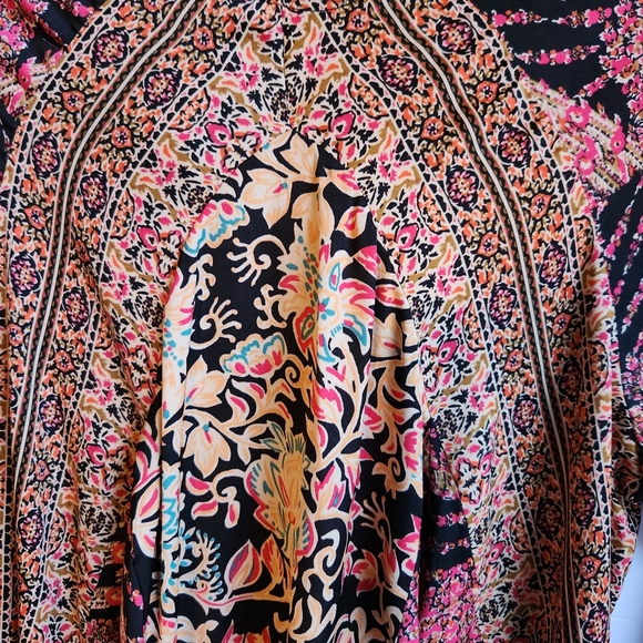 Free People Stevie Printed Tunic | Black Combo | Women's Size XS OB1252142 - Picture 5 of 13